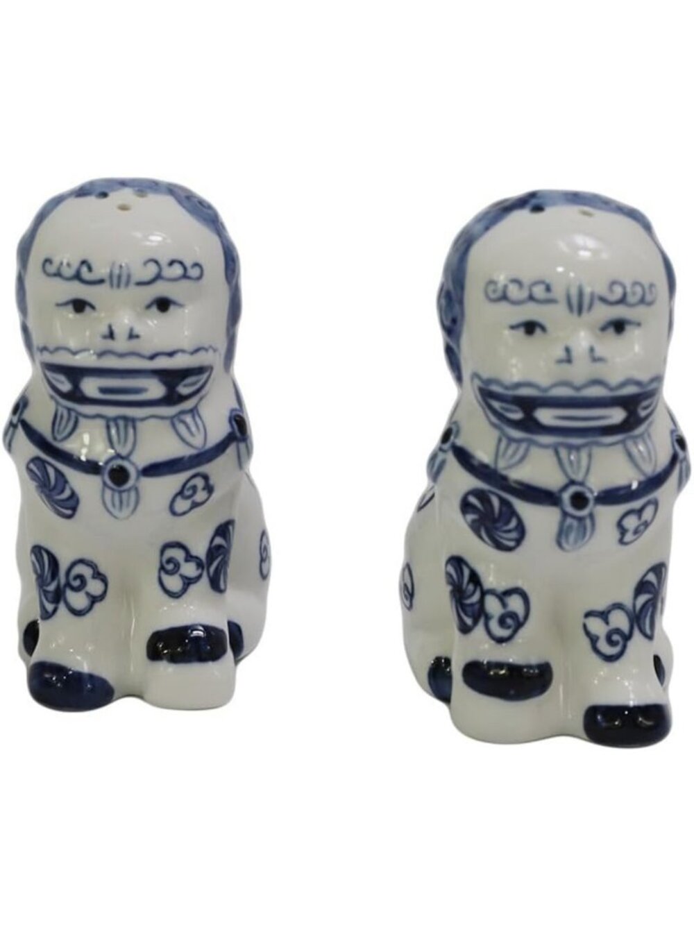 Charming Vintage Farmhouse Ceramic Salt & Pepper Shakers Set, Hand-Painted, 3 oz